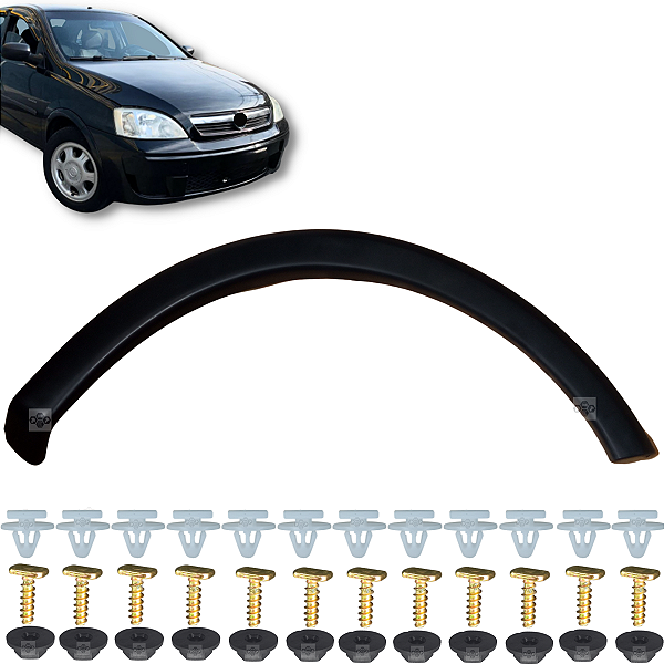 01 Moldura Paralama Chevrolet GM Corsa 2003/2012 - Lado Direito