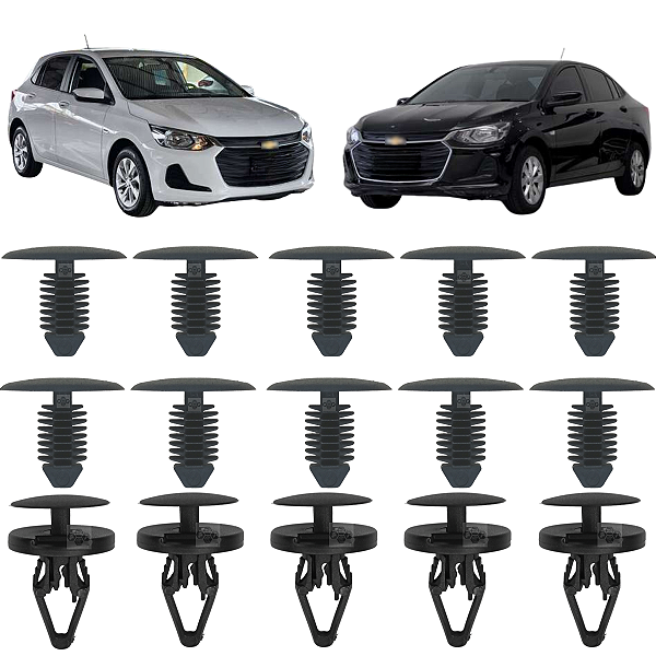 15 Grampo Presilha Parachoque Chevrolet GM Onix Plus 2020/2023