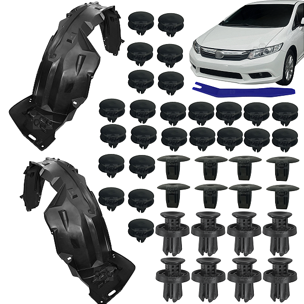 Par Parabarro Dianteiro Para Honda Civic 2012/2016