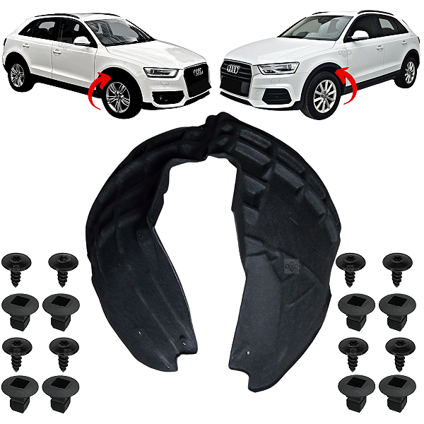 Capa Roda Parabarro Dianteiro Para Audi Q3 2013/2019 - Lado Direito