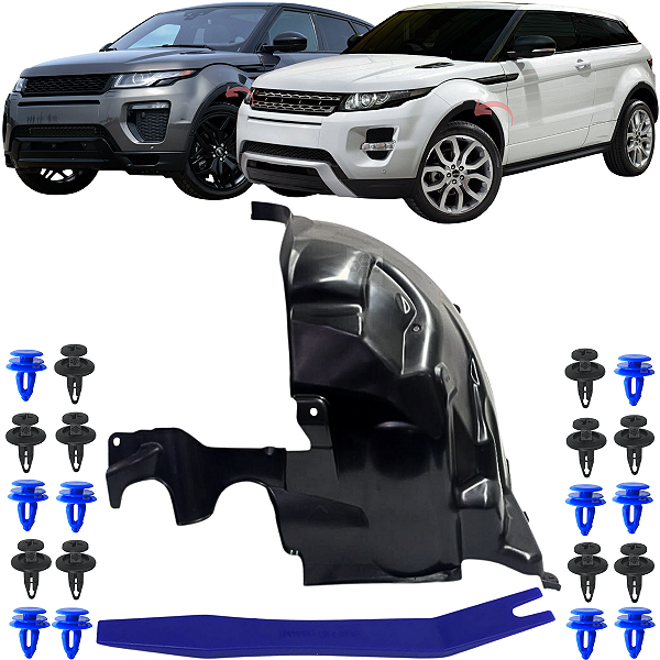 01 Capa Roda Parabarro Dianteiro P/ Land Rover Evoque 2011/2019 - Lado Esquerdo