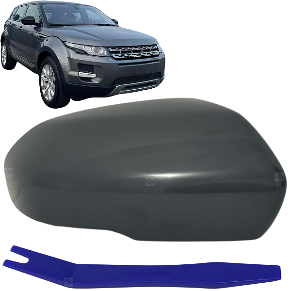 1 Capa Tampa Acabamento Retrovisor Land Rover Evoque 2011/2015 - Lado Direito