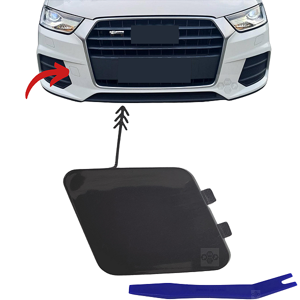 Tampa Reboque Olhal Parachoque Dianteiro Para Audi Q3 2013/2016