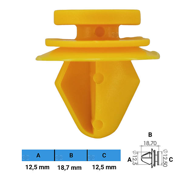 Grampo Presilha 12,5X18,7X12,5mm