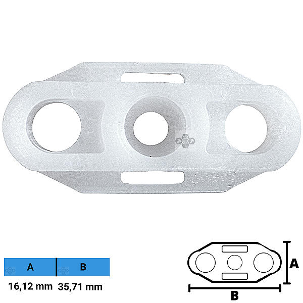 Grampo Presilha 16,12X35,71mm