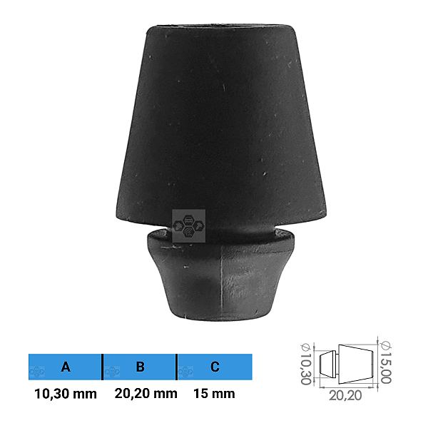 Grampo Presilha 10,30X20,20X15mm