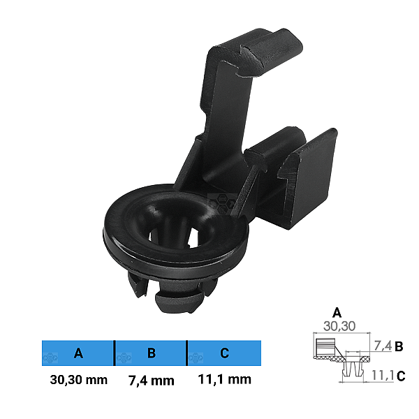 Grampo Presilha 30,30X7,4X11,1mm