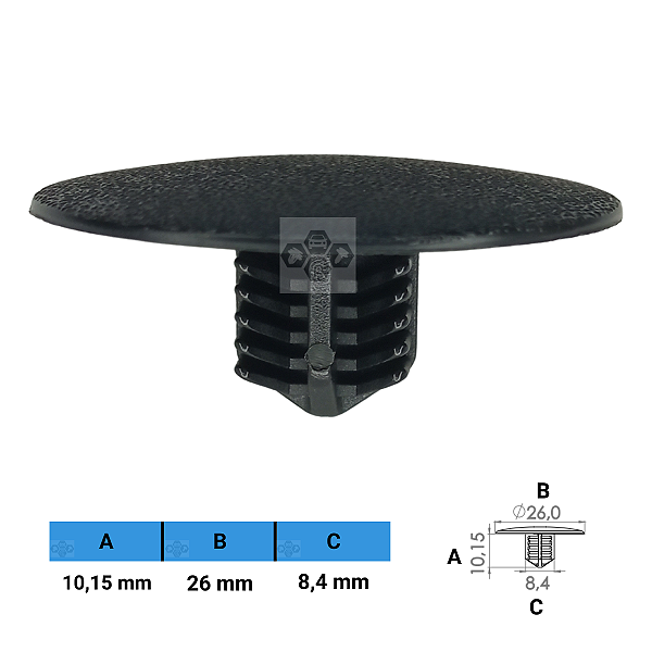 Grampo Presilha 10,15X26X8,4mm