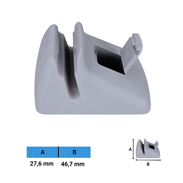 Grampo Presilha 27,6X46,7mm
