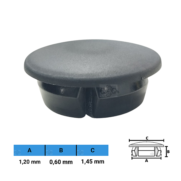 Grampo Presilha 1,20X0,60X1,45mm