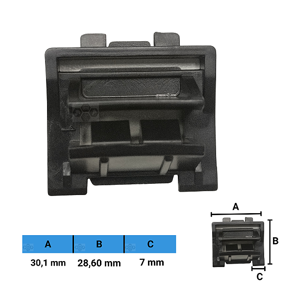 Grampo Presilha 30,1X28,60X7mm