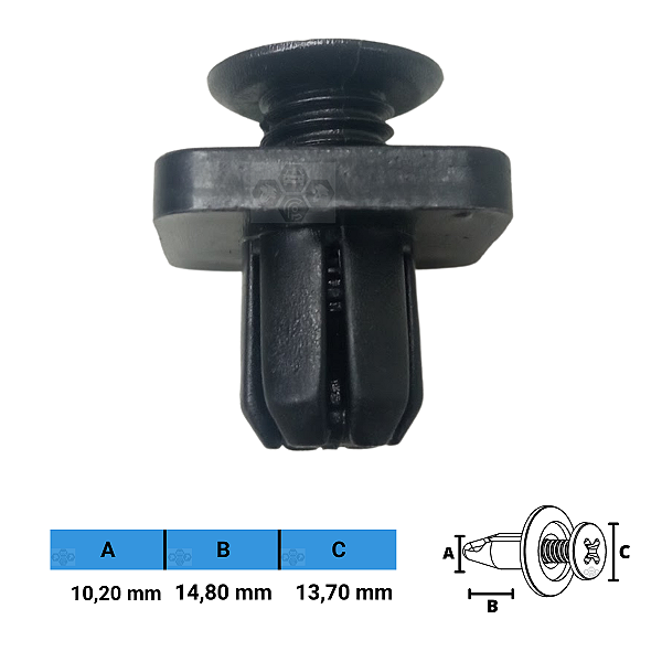 Grampo Presilha 10,20X14,80X13,70mm