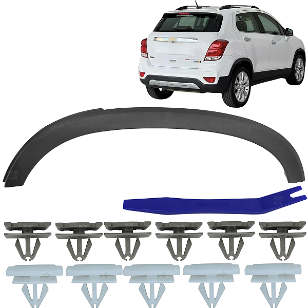 01 Moldura Paralama Traseira Para Tracker 2017/2019 Lado Motorista 42689339