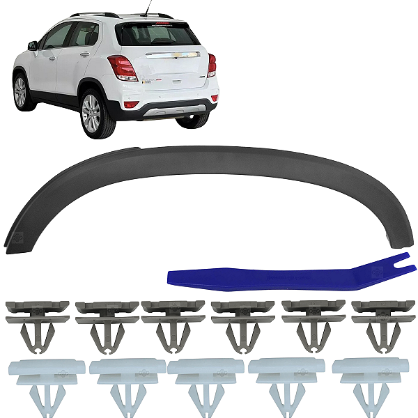 01 Moldura Paralama Traseira Para Tracker 2017/2019 Lado Passageiro 42689339
