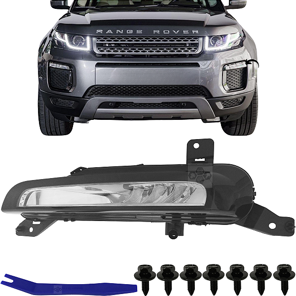 Farol Milha Neblina Nevoeiro Led Parachoque Para Evoque 2016/2019 Lado Motorista LR072646