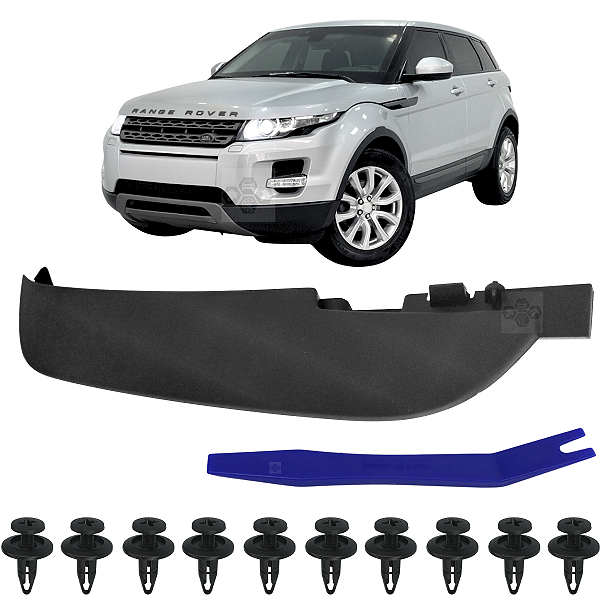 Acabamento Frontal Parachoque Evoque Pure e Prestige 2011/2015 Lado Motorista LR026537