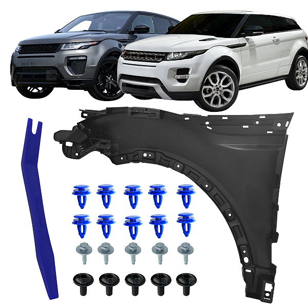 01 Paralama Dianteiro Para Evoque 2012/2019 Com Furo Lado Motorista LR027590