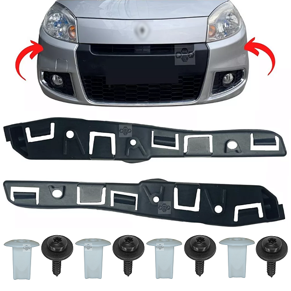 01 Guia Suporte Parachoque Para Sandero 2009/2014 Lado Motorista