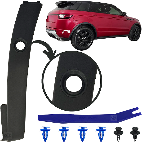 Friso Moldura Lateral Paralama Traseira Parachoque Para Evoque Lado Motorista LR089860
