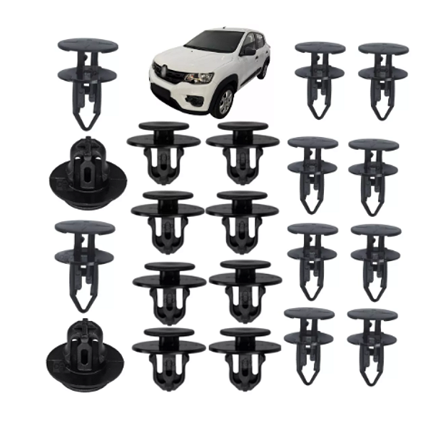 20 Presilha Moldura Do Paralama Dianteiro Para Kwid 2017/2020