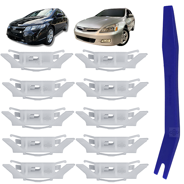 10 Presilha Moldura Friso Teto Para Civic e Accord