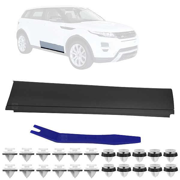 Friso Moldura Spoiler Porta Lateral Dianteira Lado Motorista Para Evoque Dynamic 2012/2018 LR094273