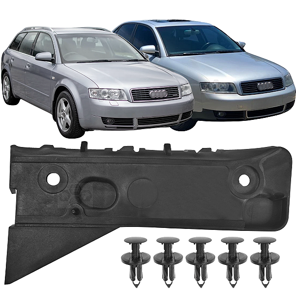 Guia Suporte Garra Parachoque Dianteiro Para Audi A4 Lado Passageiro 2001/2006