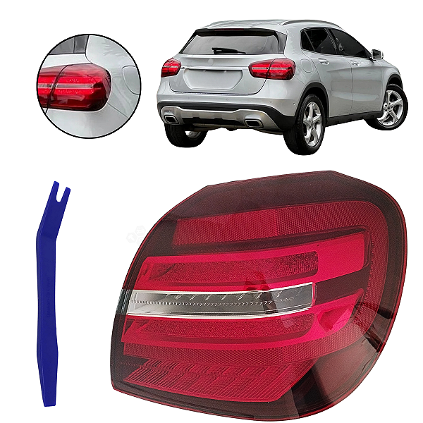 Lanterna Farol Led Traseiro Estilo Cristal Lado Passageiro GLA 200 250 2017/2019