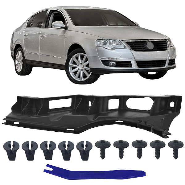 01 Guia Garra Parachoque Dianteiro Passat Lado Motorista 2006/2011