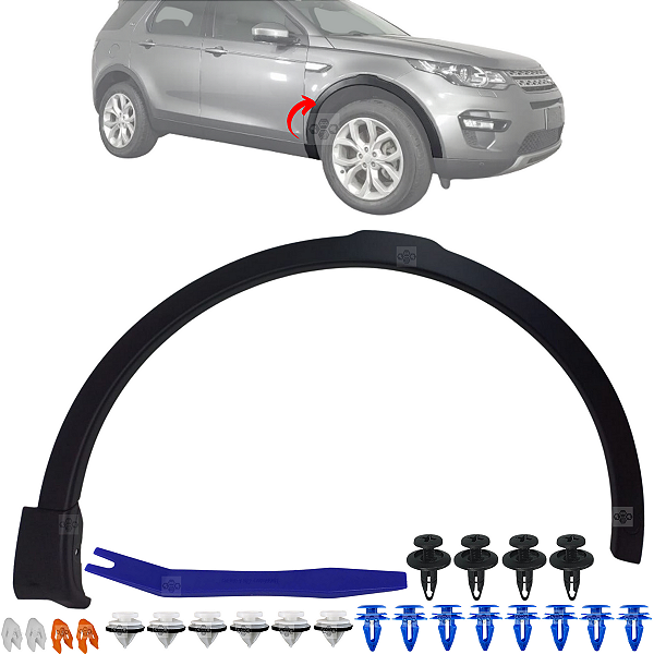 Moldura Paralama Dianteiro P/ Discovery Sport Lado Motorista 2015 2016 2017