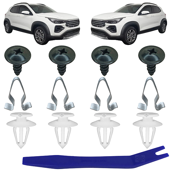 12 Grampo Presilha Soleira Interna Dianteira Fiat Pulse 2022/2024