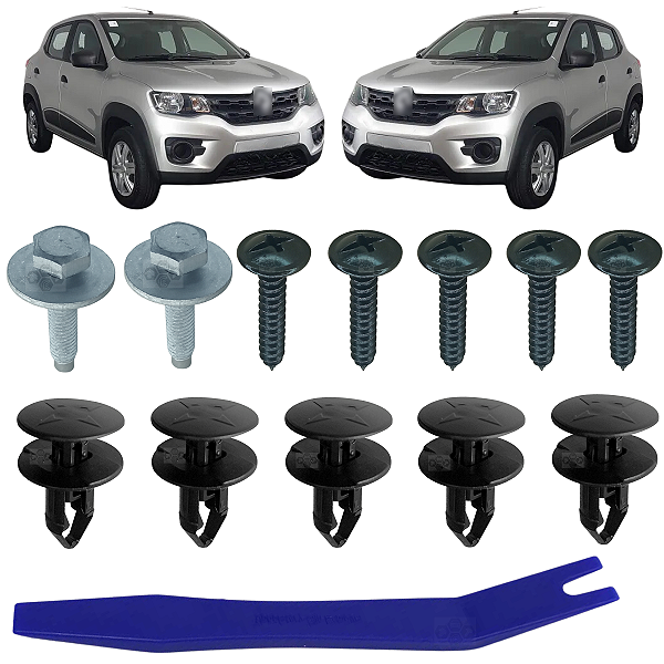 12 Grampo Presilha Grade Frontal Radiador Renault Kwid 2017/2021