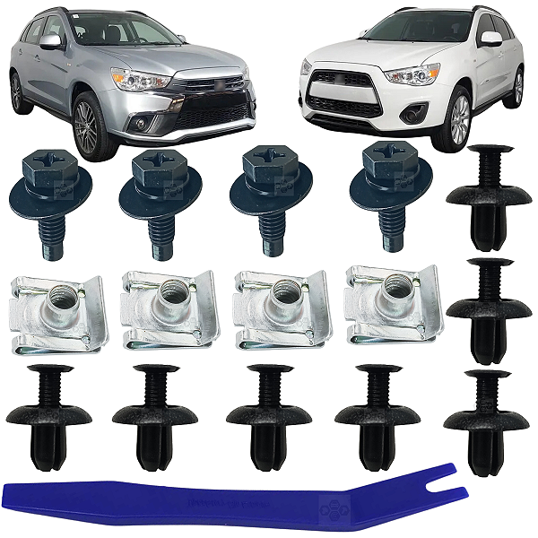 15 Grampo Presilha Parabarro Traseiro Mitsubishi Asx 2013/2021