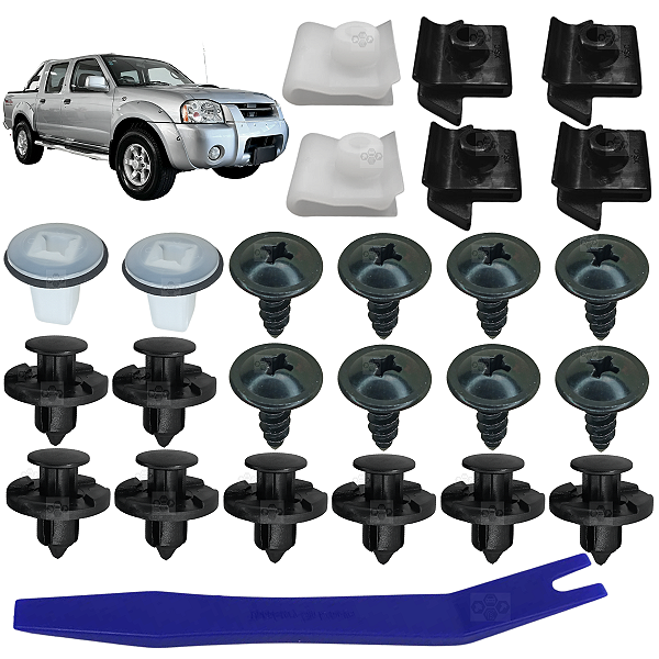 24 Grampo Presilha Parabarro Dianteiro Nissan Frontier 2002/2007