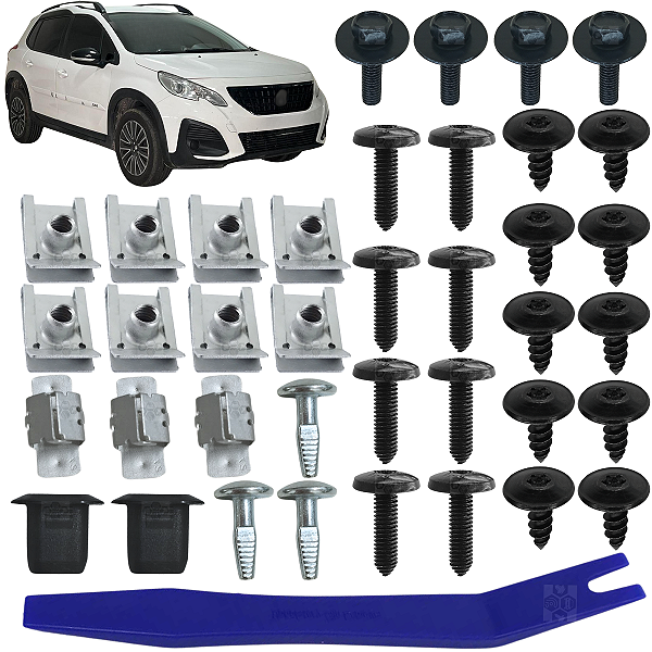 38 Grampo Presilha Parachoque Dianteiro Peugeot 2008 2015/2023