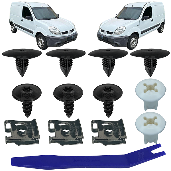 13 Grampo Presilha Parabarro Dianteiro Renault Kangoo 2009/2014