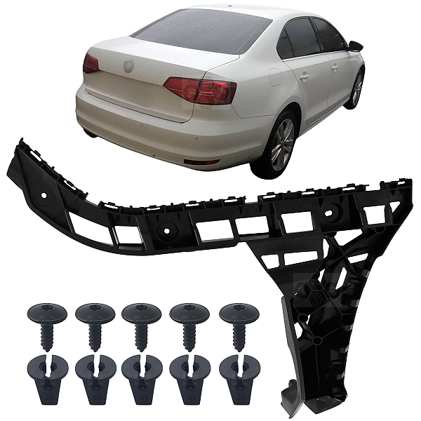 Guia Garra Suporte Parachoque Traseiro Para Volkswagen Jetta 2015/2018