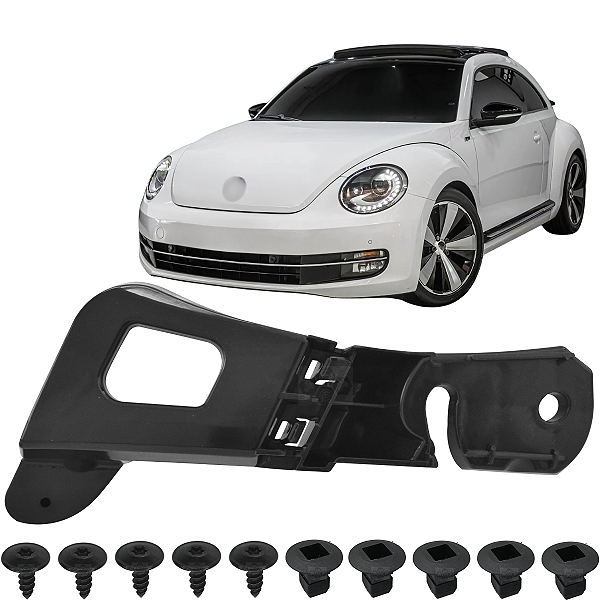Suporte Guia Apoio Parachoque Dianteiro Espaçador Lateral Para Volkswagen New Beetle 2012/2016
