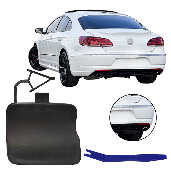 Tampa Reboque Parachoque Traseiro Para Volkswagen Passat CC 2013/2017