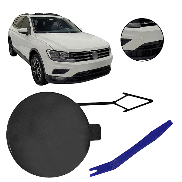 Tampa Reboque Parachoque Dianteiro Para Tiguan 2017/2021