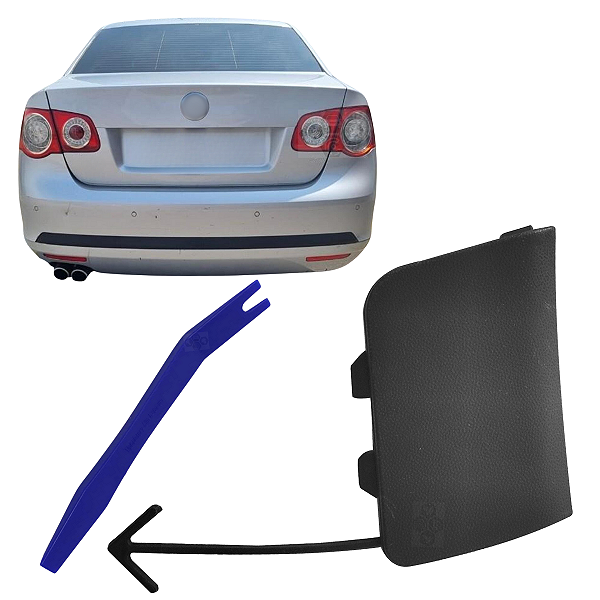 Tampa Reboque Parachoque Traseiro Para Volkswagen Jetta 2005/2010