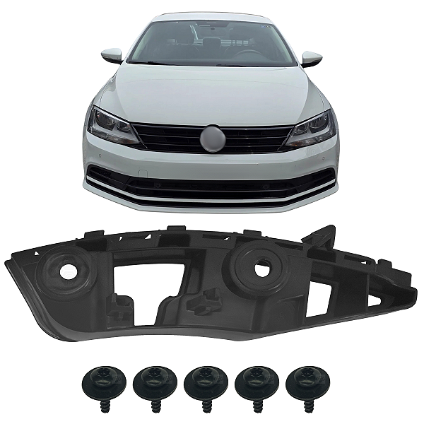 Guia Suporte Garra Parachoque Dianteiro Para Volkswagen Jetta 2015/2018