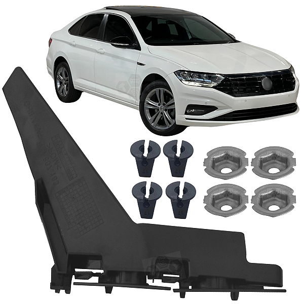 Guia Suporte Garra Parachoque Dianteiro Para Volkswagen Jetta 2018/2022