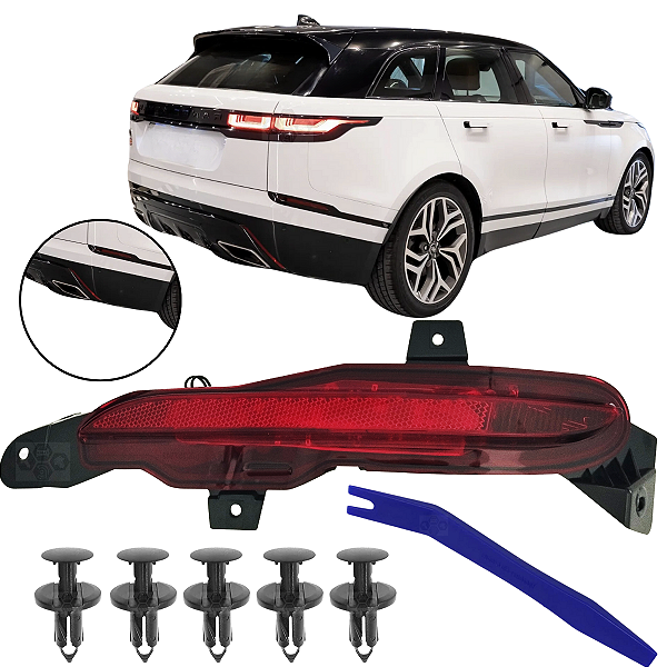 Lanterna Refletora Traseiro Para Range Rover Land Rover Velar 2017/2021