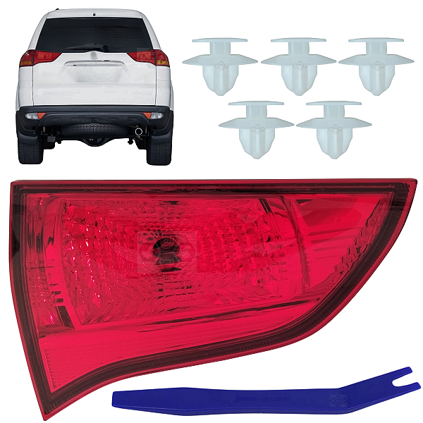 Lanterna Farol Tampa Traseira Centro Para Mitsubishi 2009/2017
