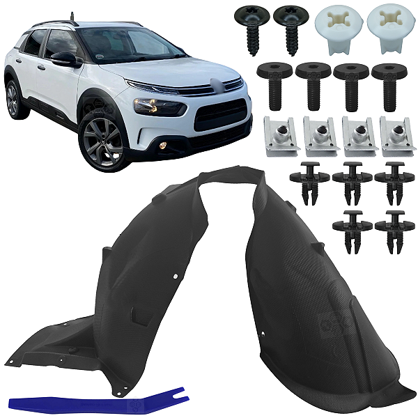 Parabarro Dianteiro Capa De Roda Para Citroen C4 Cactus 2018/2022