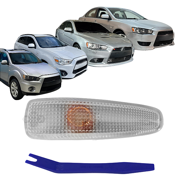 Lanterna Farol Pisca Seta Paralama Para Mitsubish Lancer 2008/2014 ASX 2010/2013 Outlander 2007/2012