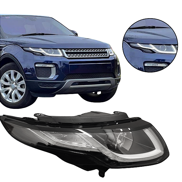 Farol Luz Parachoque Dianteiro Para Land Rover Range Rover Evoque 2016/2018