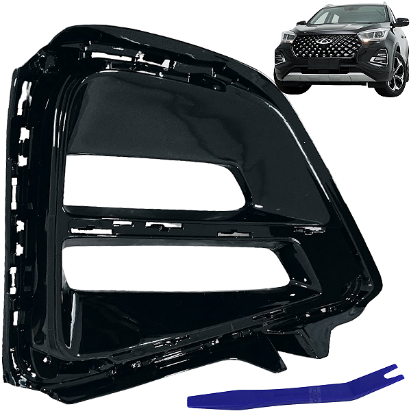 Moldura Farol Milha Parachoque Para Chery Tiggo 5x 2022/2025