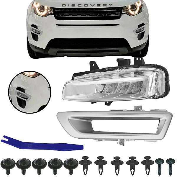 Kit Farol Milha Mais Moldura Discovery Sport 2014 2015 2016